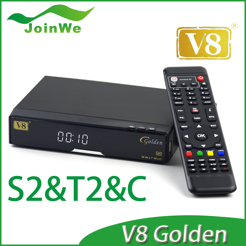 Full PowerVu support freesat v7 ,v8 super new v8 golden strong hd iptv Fta digital satellite decoder