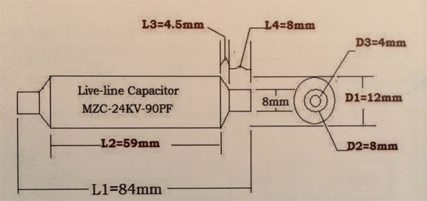 3kv6kv12kv24kv36kv高圧acコンデンサライブラインディスプレイのためのインストゥルメント仕入れ・メーカー・工場