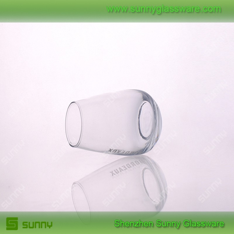Lead free hand made stemless wine glasses