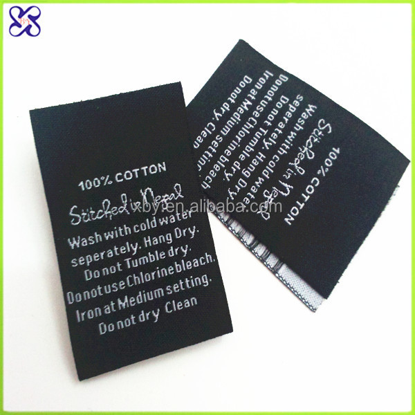 soft various woven label for garment