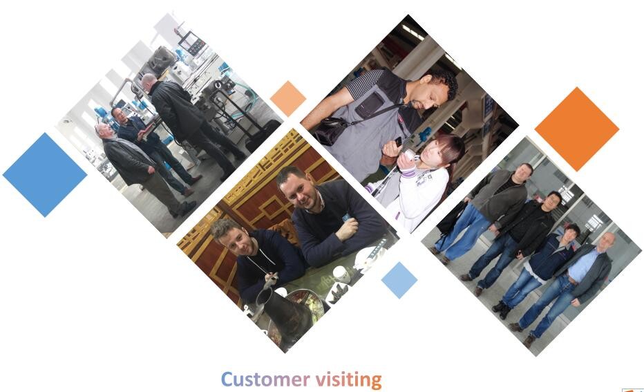 customer visiting