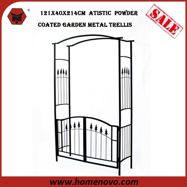 メーカー有利な価格121 × 40 × 214センチatistic庭金属トレリスガーデンアーチでゲート仕入れ・メーカー・工場