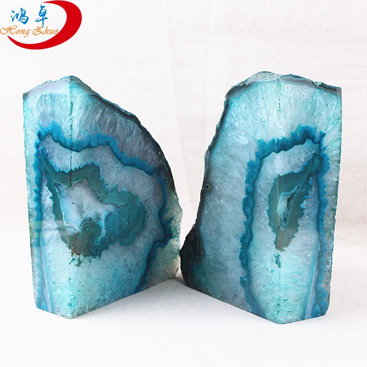 wholesale agate bookends