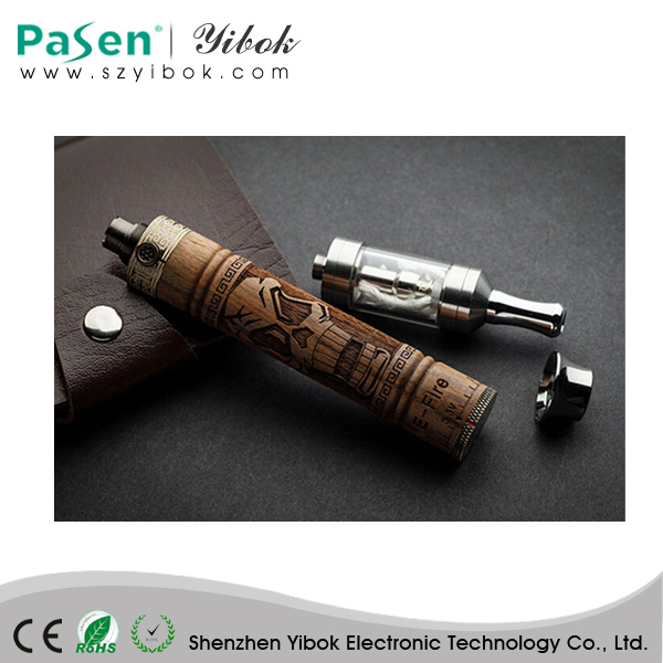 Changable voltage e-fire ecigarette best gift for old people , wooden case e-fire