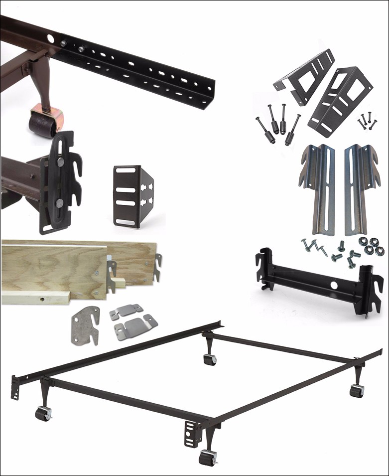 Metal Bed Frame Flush Mount Hidden Headboard Brackets Buy Hidden