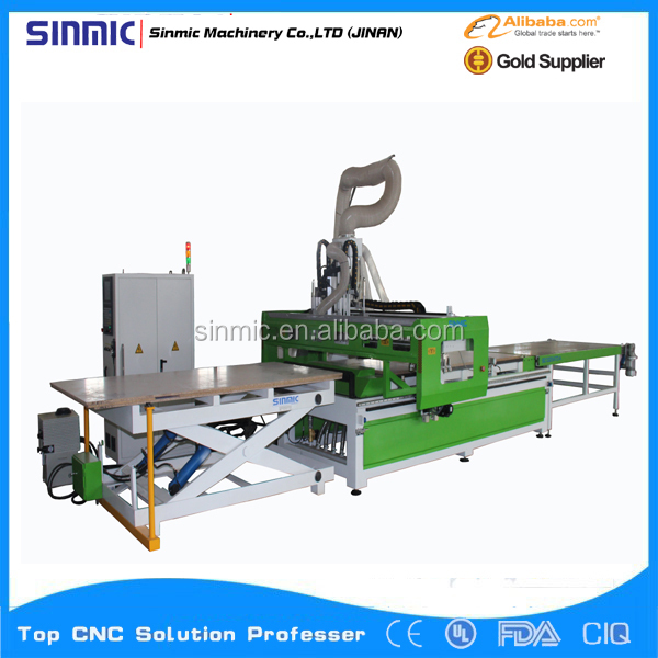 Jinan Full Automatic CNC Router Furniture Production Line with Drill Cutting Center(id:9603327). Buy China CNC Router, CNC Router... 