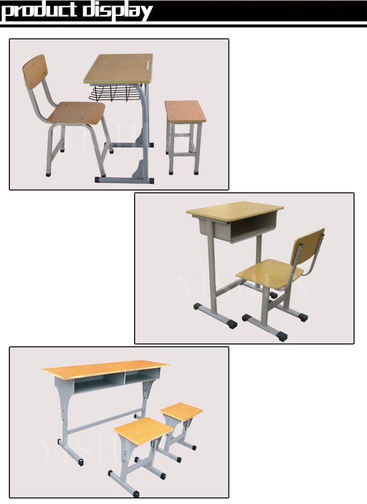 安いセットの机と椅子の学校の椅子と机添付仕入れ・メーカー・工場