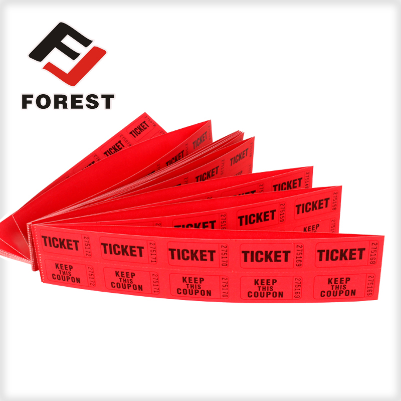 Rouleau de billets billets de tirage de rachat d'attractions d'arcade pour  Ticket Machine - Chine Ticket et stick prix