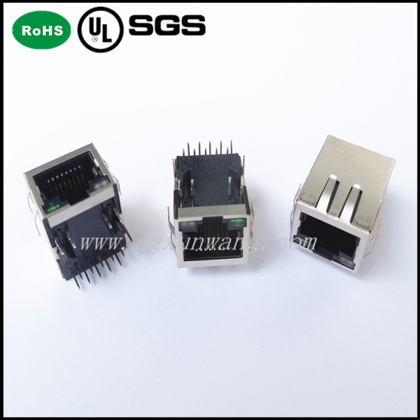 Rohs/ul1x1のポート、 10/100ba<em></em>set、 rj45コネクタ10100仕入れ・メーカー・工場