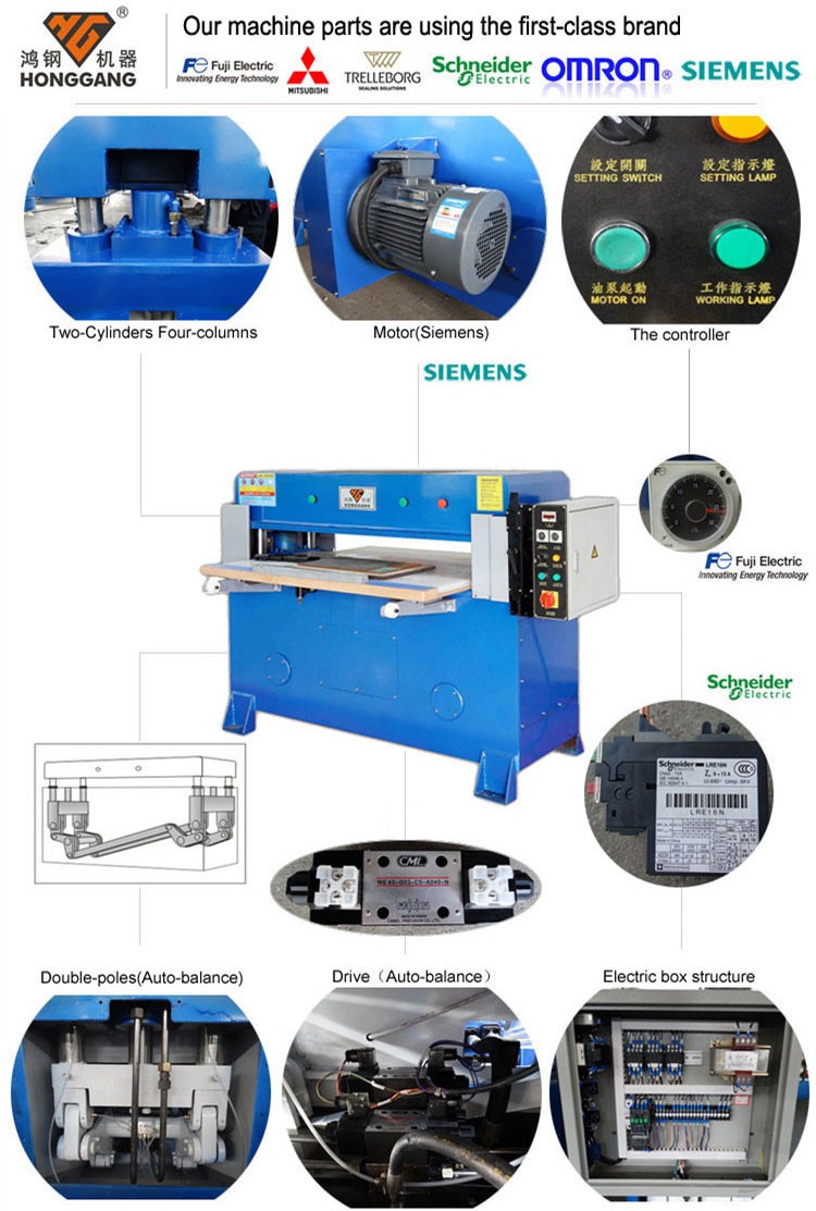 中国サプライヤー熱い販売油圧印刷生地切断機仕入れ・メーカー・工場