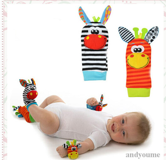 Beauty Girls cute baby babies lovely foot socks rattles finders animal glove toys developmental Beauty Girls cute baby babies lovely foot socks rattles finders animal glove toys developmental