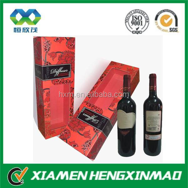 Rigid wine paper box ,luxury wine paper box ,deluxe red wine paper box