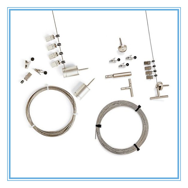 aircraft cable gripper hanging stainless steel suspended lighting aircraft cable