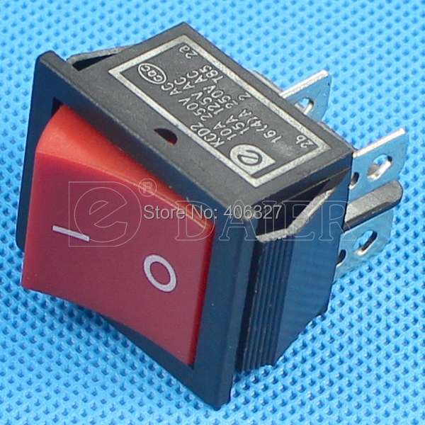 KCD2-201 16a rocker switch 250v. 