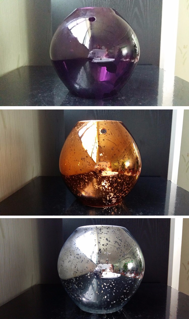 Moderne eenvoudige handgeblazen fancy ontwerp vaas glas ...