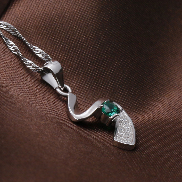 2014ファッションhot sale925シルパージルコニアペンダントロジウムメッキ＆ローズゴールドメッキアクセサリージュエリー問屋・仕入れ・卸・卸売り
