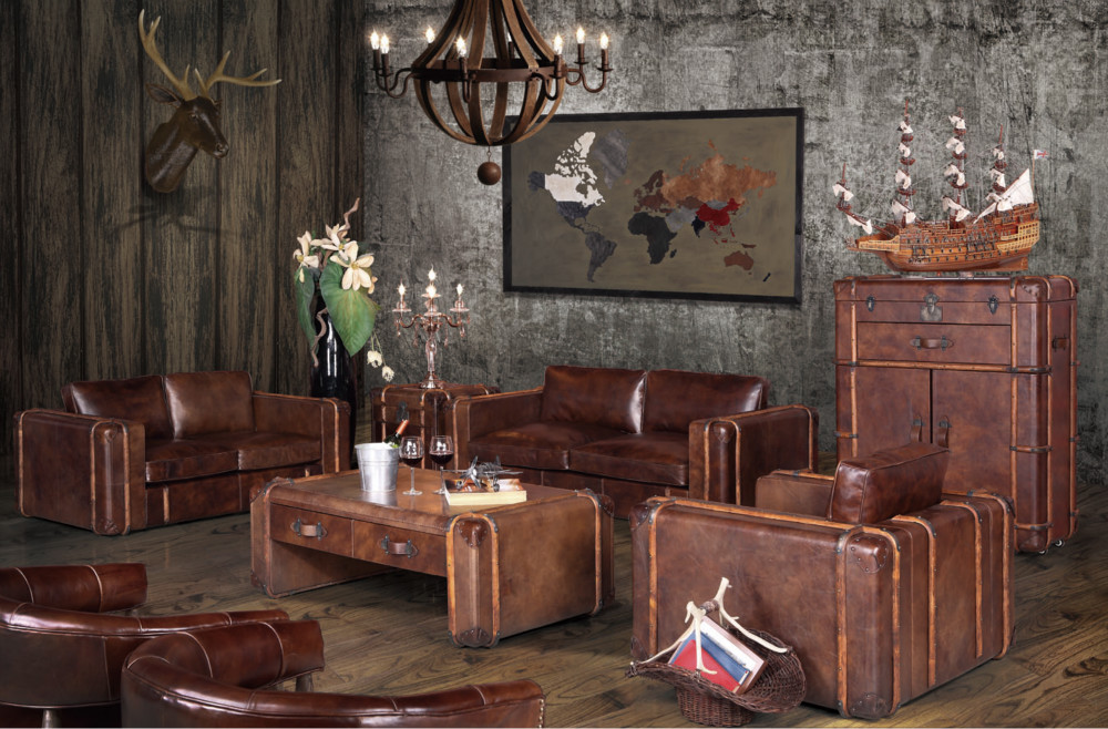 ヴィンテージアンティーク品質や家具革張りのソファ仕入れ・メーカー・工場