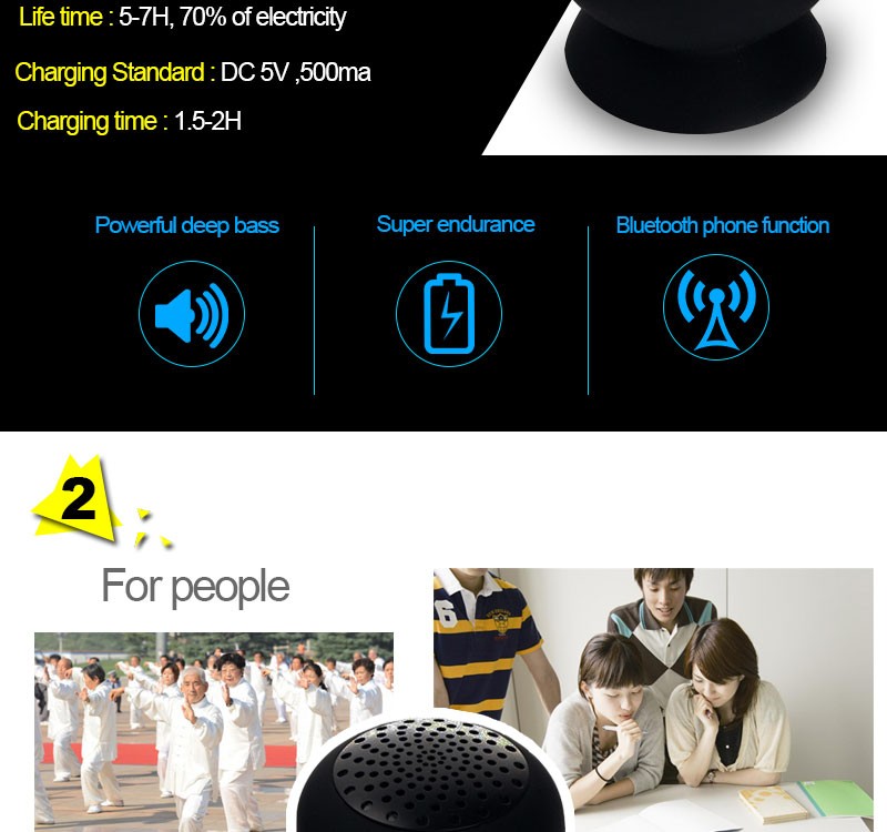 ホットな新製品のため2016最低価格ミニprotableのbluetoothスピーカー仕入れ・メーカー・工場