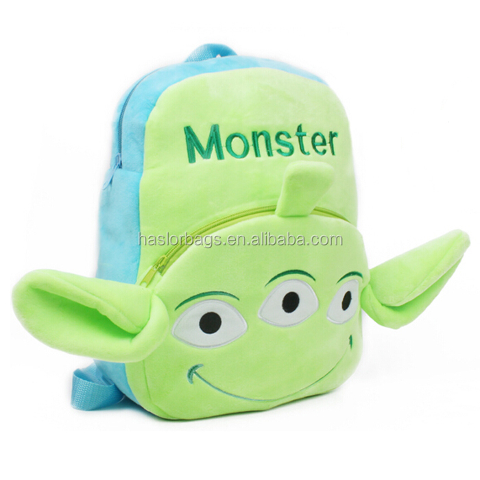 Lovely cartoon monster kids cartoon backpack