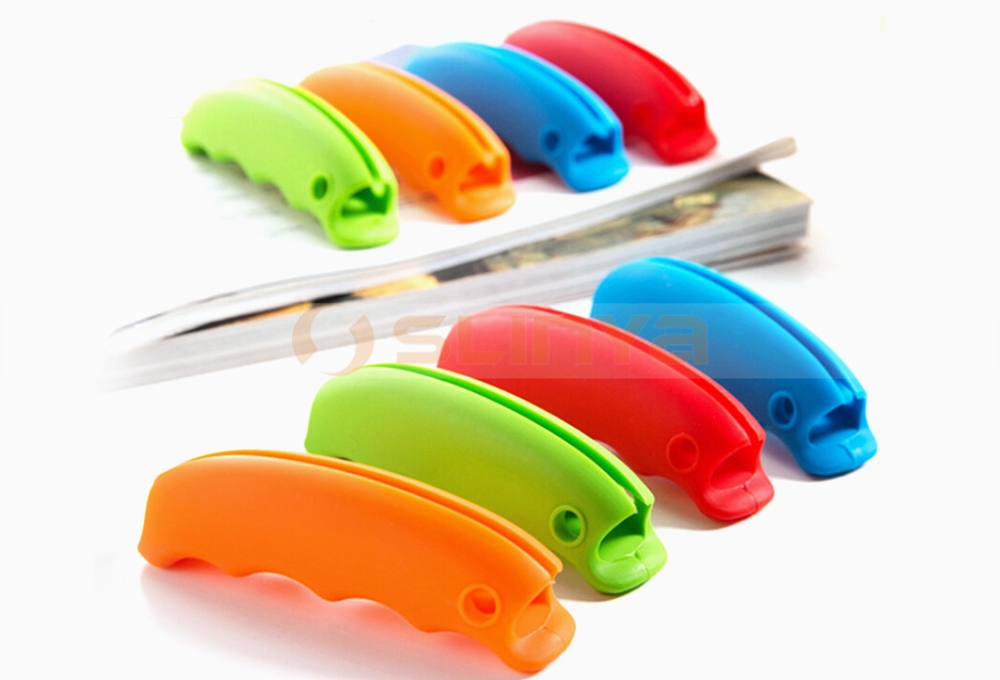 Strong silicone handle carrier 4 Pcs Plastic Bag Holder Carrier