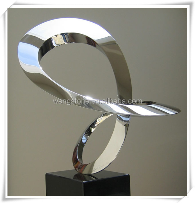 ベストセラーの家庭の精巧な抽象的な現代的なステンレス鋼の彫刻