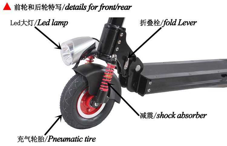 Ceの空気の車輪のスクーターdc24v50-60hz大人電動スクーター( q4)問屋・仕入れ・卸・卸売り