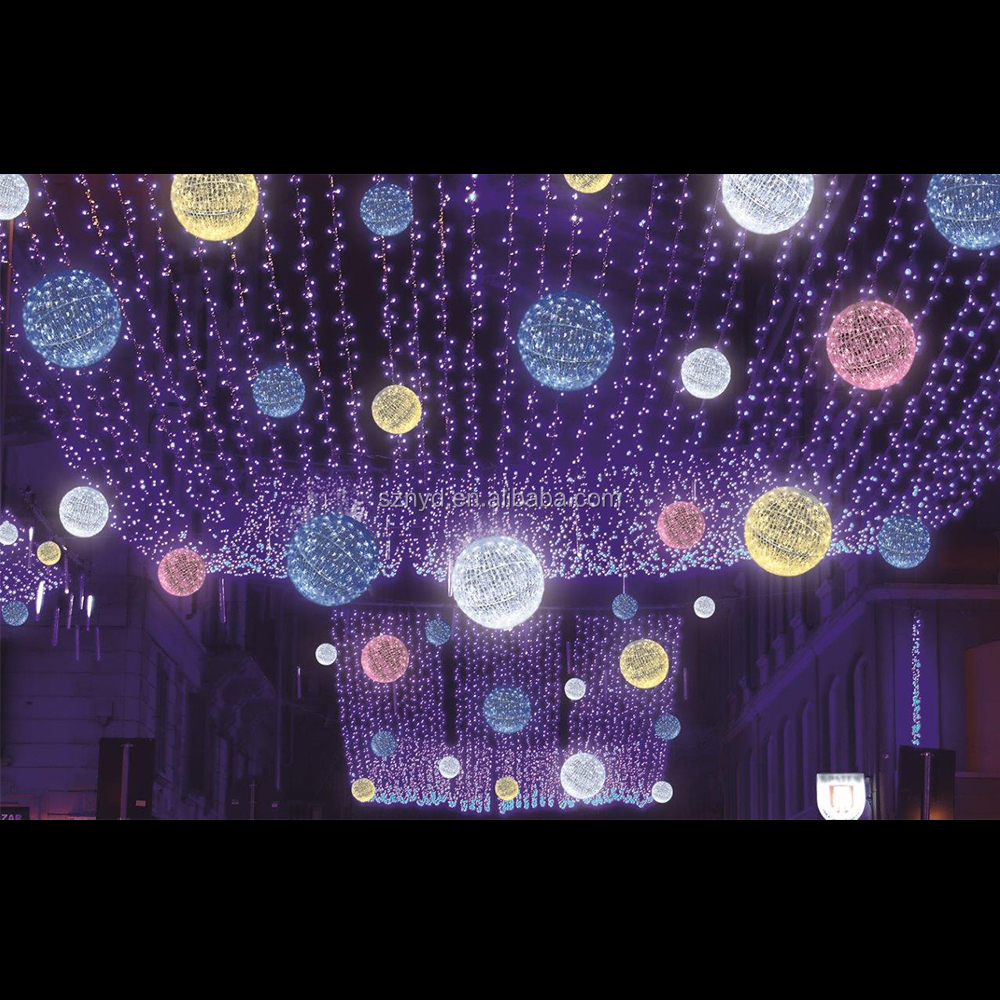 Color Christmas Lighted Balls Christmas Lighted Giant Balls Outdoor