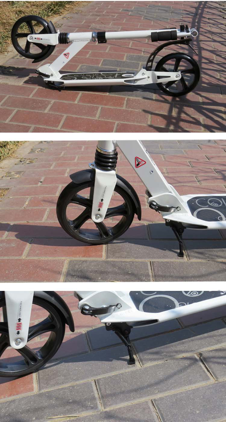 迅速に熱い販売安い折り畳み式の屋外スポーツ大人200mm二輪のキックスクーター販売のための仕入れ・メーカー・工場