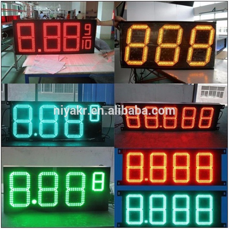 Cree module waterproof 18'' 8.889 60-240w LED gas price sign