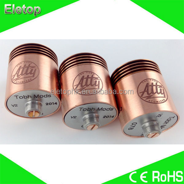 Eletop high quality 1:1 clone rebuildable V2 atomizer tobh atty