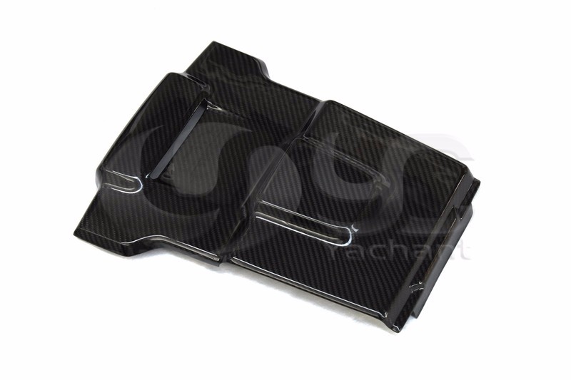 2008-2015 Audi R8 V8 V10 Engine Cover & Motor Shield Cover Twill Weave Glossy Finish (3).JPG