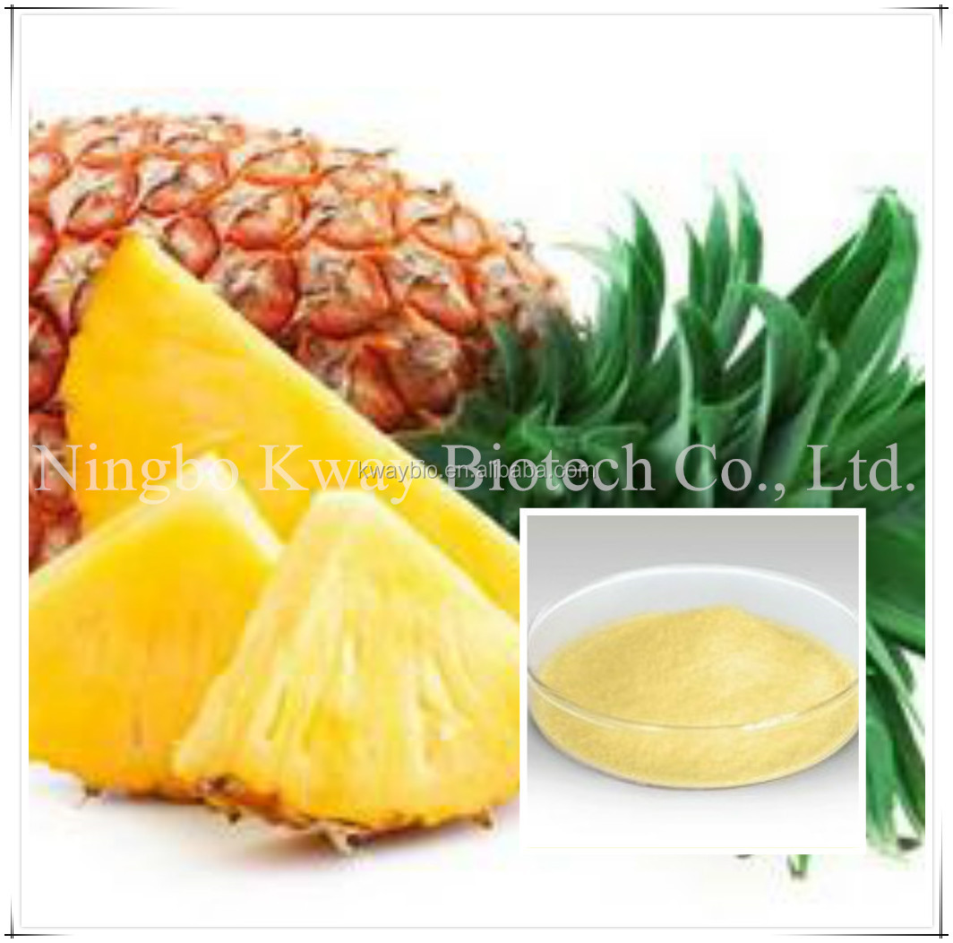 100 Natural Pineapple Extract Bromelain enzyme,China Kway price