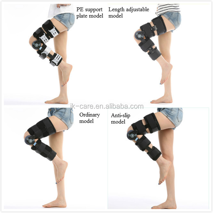 調節可能な膝装具ceは承認された整形外科/医療ポスト- オペアンプのニースタビライザー/romヒンジ付き膝サポート仕入れ・メーカー・工場