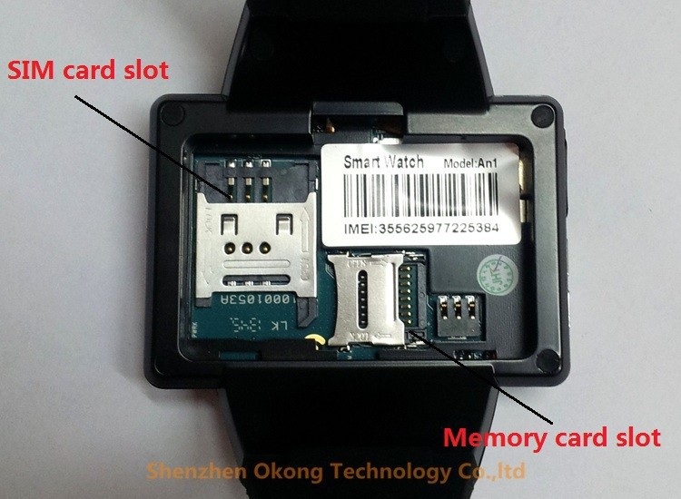 Купить новые продажи смарт-часы-телефон gsm АН1, android systerm ...