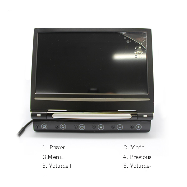 Universal 9 Inch DVD Headrest Mo<em></em>nitor with FM Transmitter Free Headpho<em></em>nes (DVD+AV)問屋・仕入れ・卸・卸売り