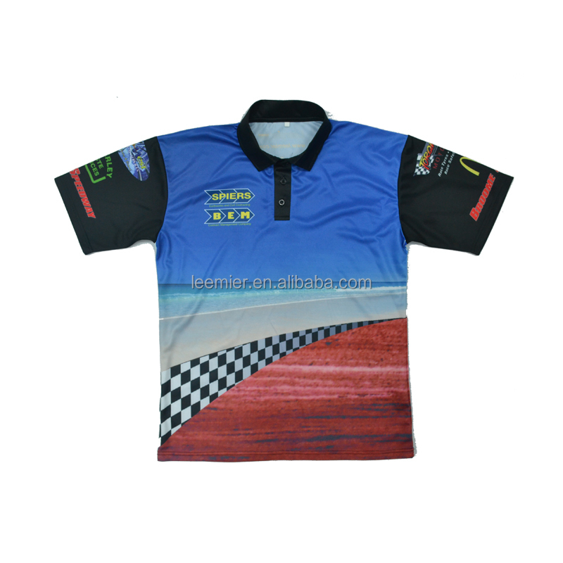 ポリエステル100％ポロレーシングシャツカスタムチームレーシングシャツ問屋・仕入れ・卸・卸売り