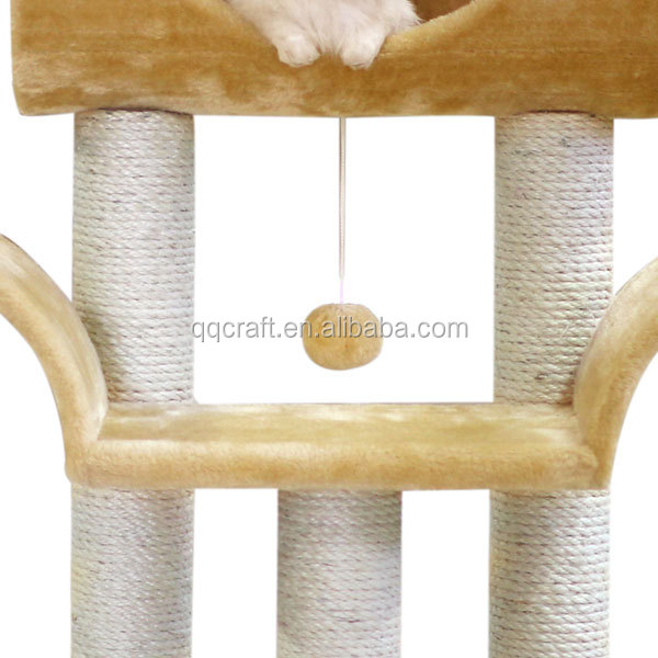 木製の猫ツリー/corrugated猫のスクラッチャー・サイザル猫の木問屋・仕入れ・卸・卸売り