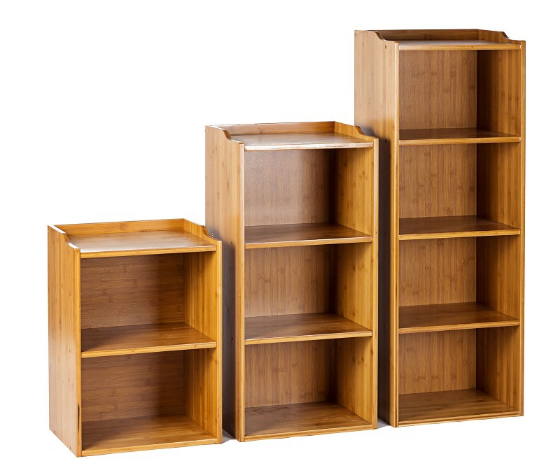 安定したエコ- フレンドリーな竹のリビングルームの家具書棚/竹の本棚仕入れ・メーカー・工場