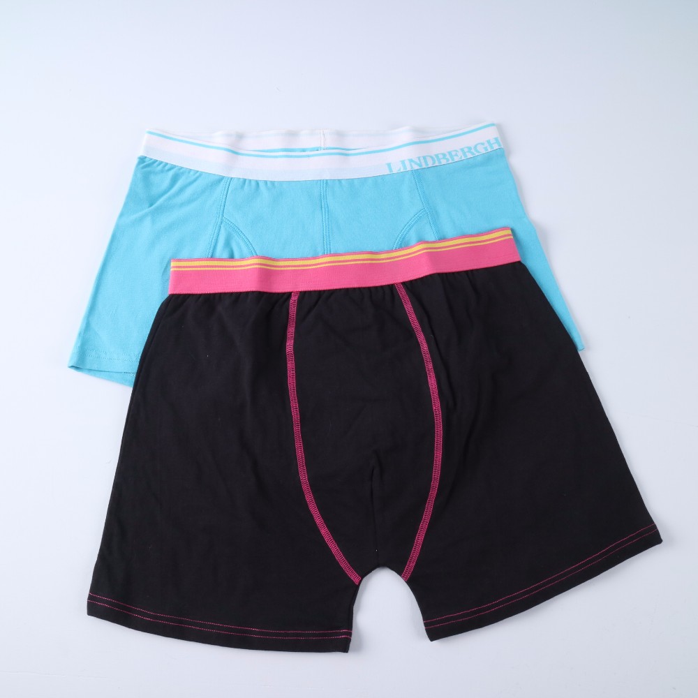 Simple Mans Cotton Boxer Body Basics Underwear Sexy Young Men Underwear