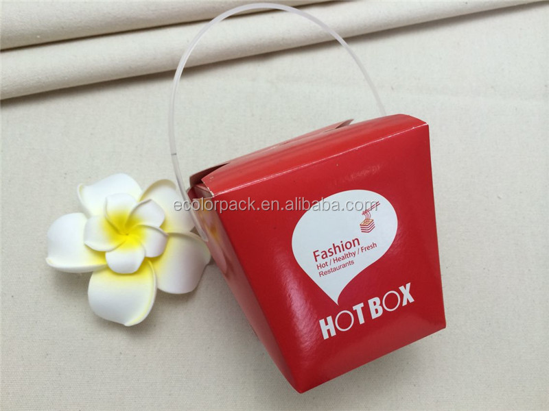 EXW Real price- Custom logo 26 oz Hot food box, noodle box, take away food box