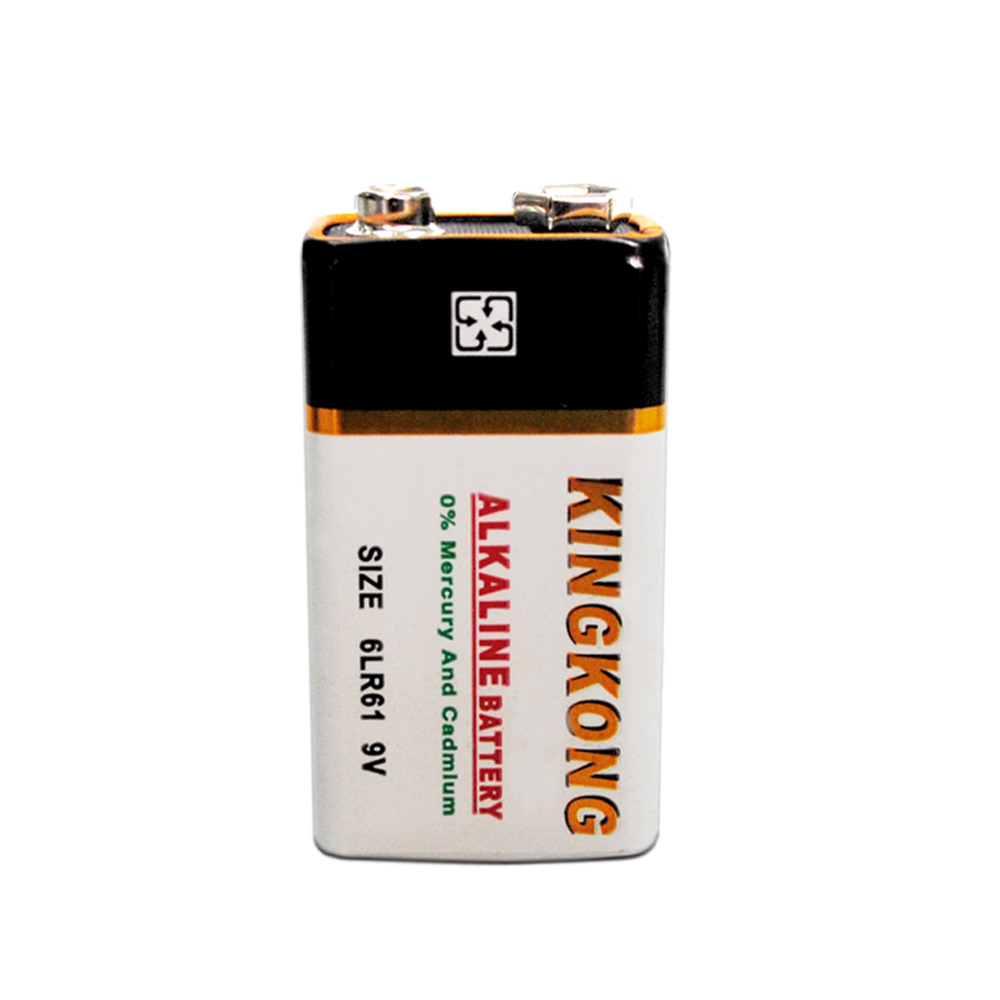 6lr61 alkaline 9v size dry battery new kingkong battery