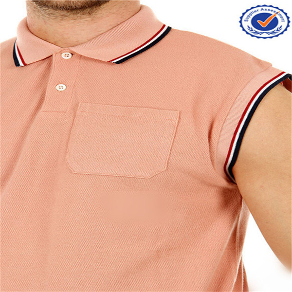 Men's Fashional Sleeveless 100 Cotton Pique Polo Shirts With Pocket