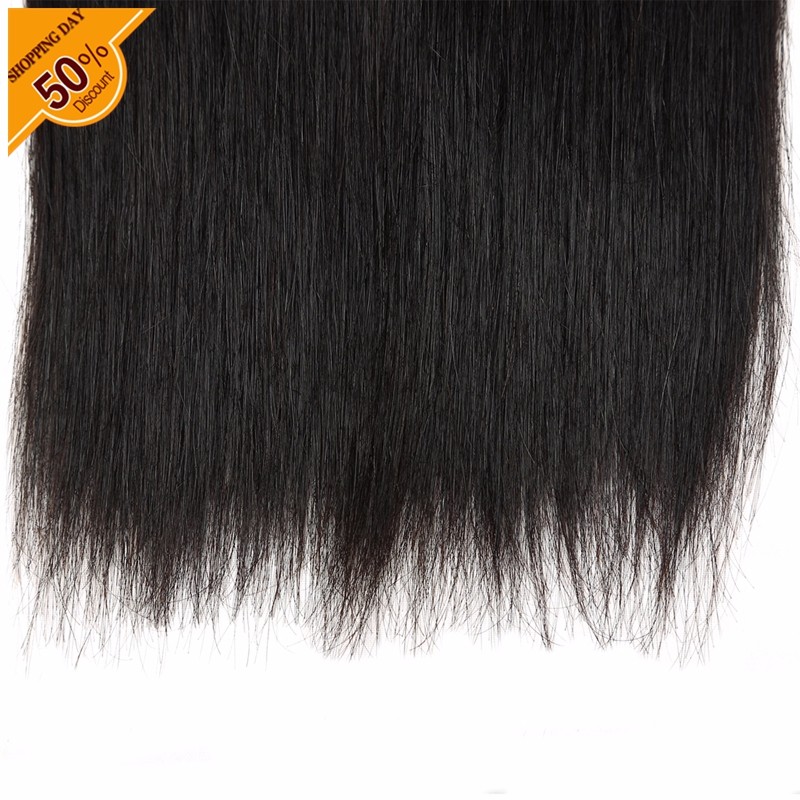 Brazilian straight human hair extension 