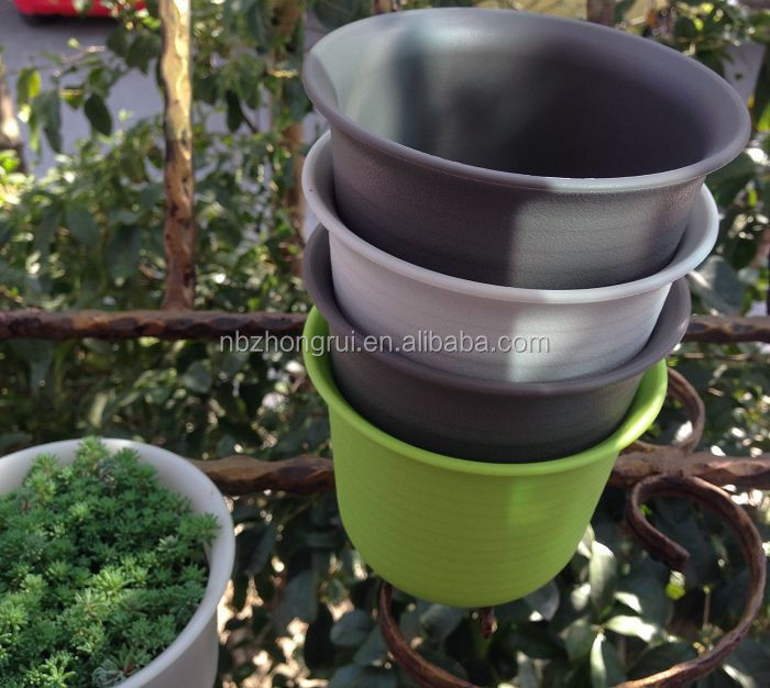 新しいカラフルな樹脂2014年ミニ花盆栽の鉢プラスチック問屋・仕入れ・卸・卸売り