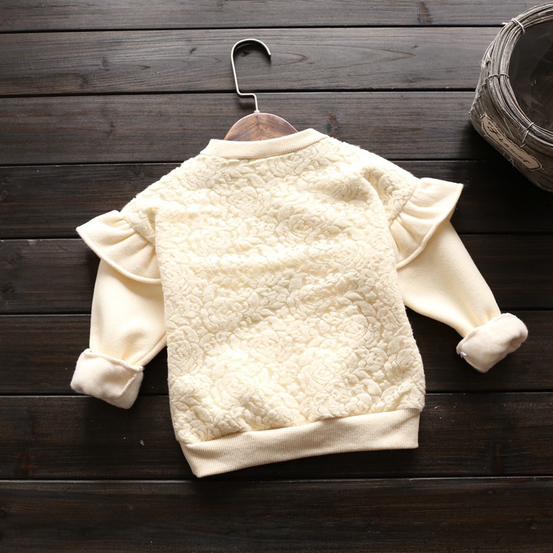 最高品質のレースのアップ子供のパーカー、 かわいい韓国のdesginパーカー卸売、 女の子のスウェットシャツ仕入れ・メーカー・工場