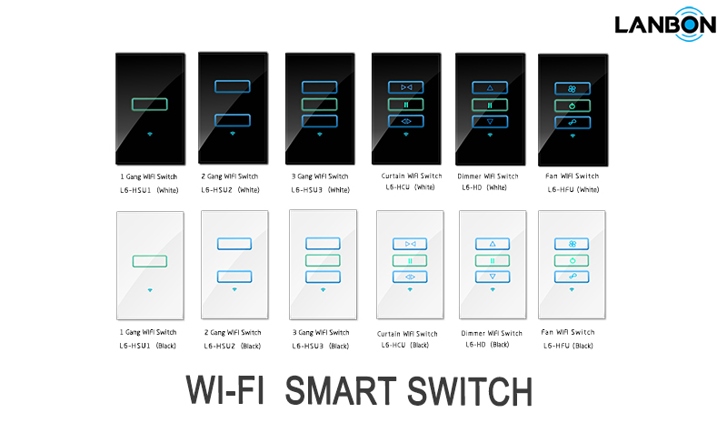 ユニバーサルlanbonl6wfiスマートスイッチがない。 スマートホームオートメーション1ライト用スイッチ、 調光器、 ac、 テレビ、 ヒーター、 カーテンとファン仕入れ・メーカー・工場