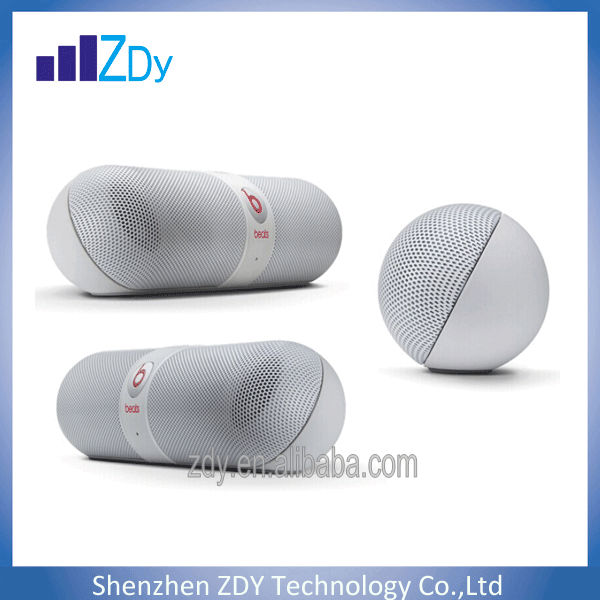 超低音のステレオミニ2014年安い錠剤デザインのbluetoothfmラジオ付きスピーカー問屋・仕入れ・卸・卸売り