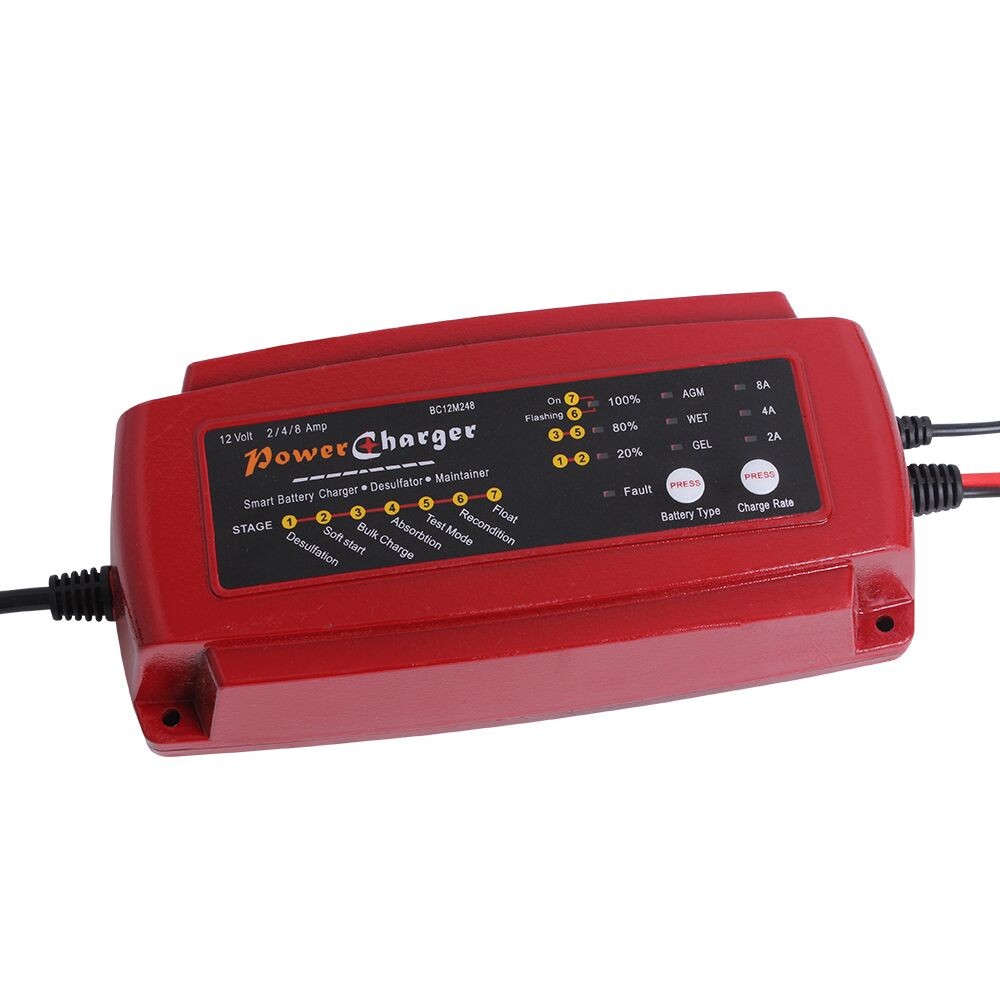 Most Popular 12v Deep Cycle Car Battery Charger With 7 Stage Charging