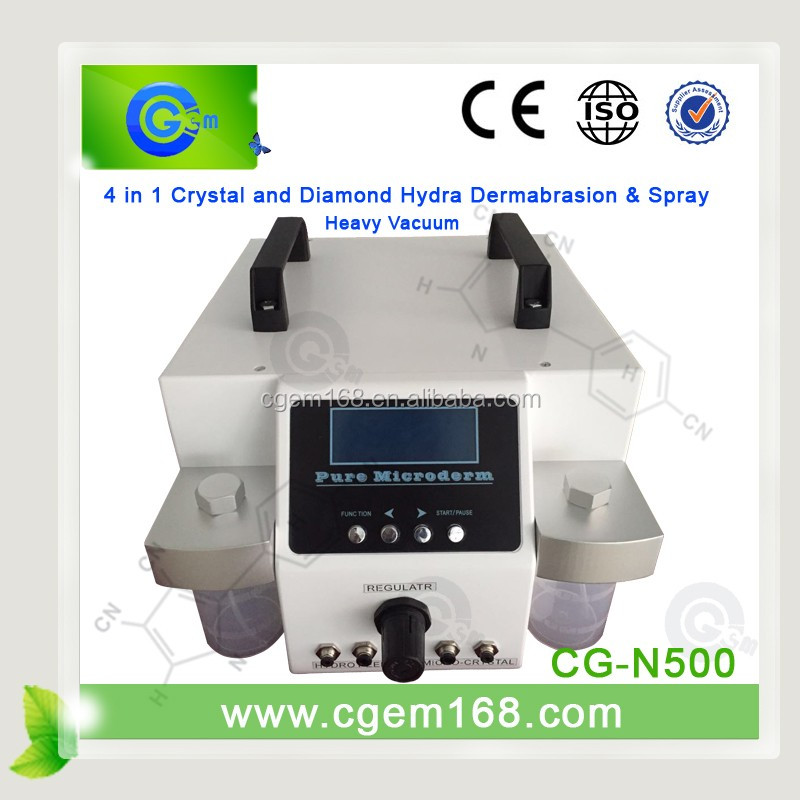 CG-N500 4 in 1 crystal diamond hydra dermabrasion and oxygen spray dermabrasion beauty machine