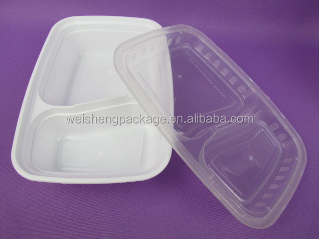 コンパートメントの食べ物熱い販売22015透明なプラスチック容器、 使い捨て食品容器、 食品包装容器仕入れ・メーカー・工場